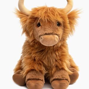 Highland Cow Plush Stuffed Animal Toys Kids Holiday Gift Plushie New Stock